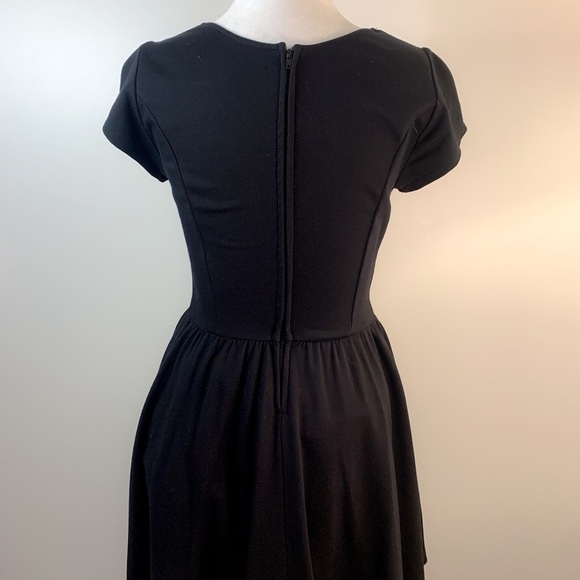 Guess Black Fit & Flare Cut-Out Dress Size Small - Picture 7 of 8